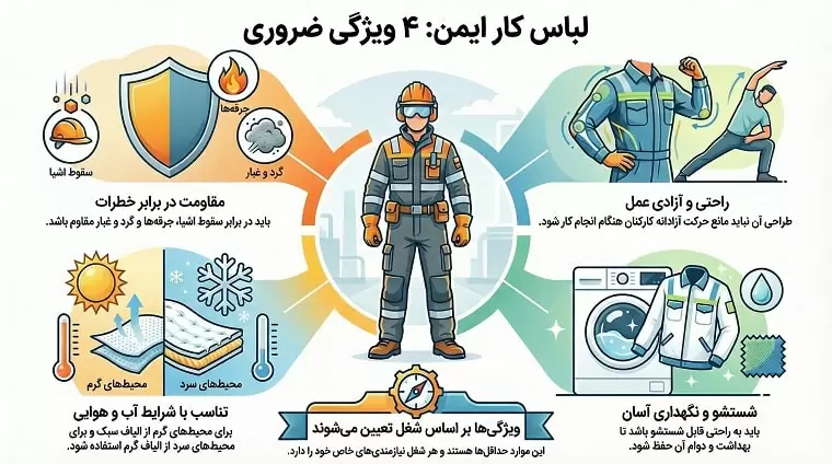 ایمنی لباس کار