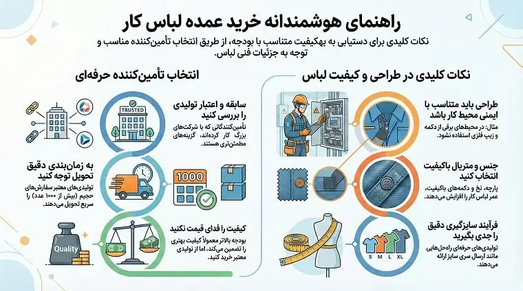 خرید عمده لباس کار از شرکت کسا