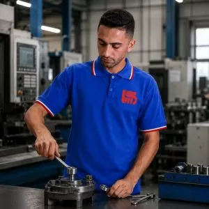 تیشرت تبلیغاتی آبی