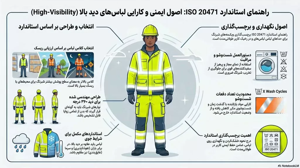 اهمیت استفاده از لباس کار با دید بالا 